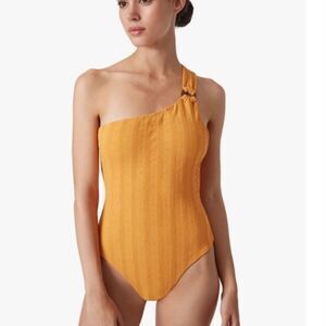 Onia Jenna One Piece Swimsuit S Women’s Mustard Color